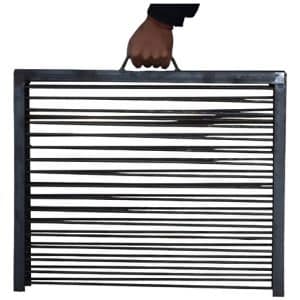 Parrilla Plegable Tipo Libro Portatil Transportable