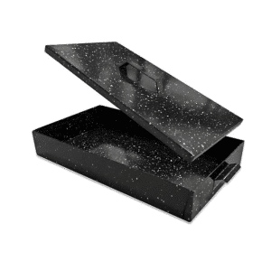 Plancha Bifera Cerrada Lomitera Enlozada 45,5x26,5  Con Tapa